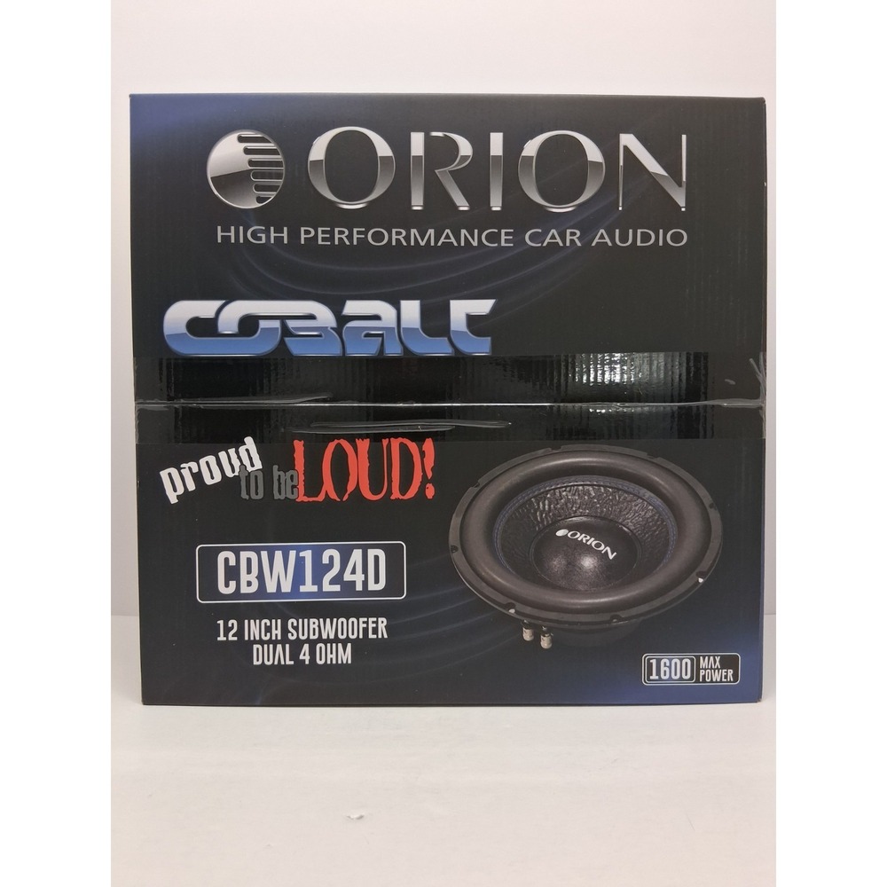 Orion Cobalt CBW 124D 12" Subwoofer